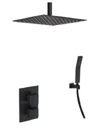 2 Way Thermostatic Shower Sets, Chrome or Black - Clearance ! - Photo 2