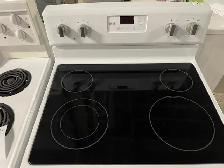 Cuisinière blanche vitrocéramique Maytag - Photo 2