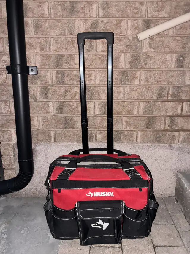 FOR SALE: Husky 18 inch Rolling Tool Storage Tote Bag