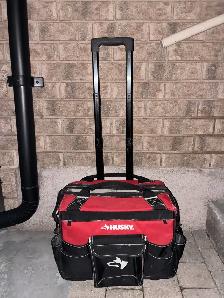 FOR SALE: Husky 18 inch Rolling Tool Storage Tote Bag