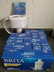 Brita water filters and pitcher