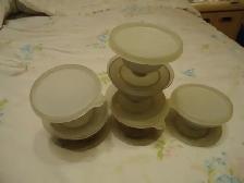 TUPPERWARE JELLOW CUPS WITH COVER SET (6) - Photo 2
