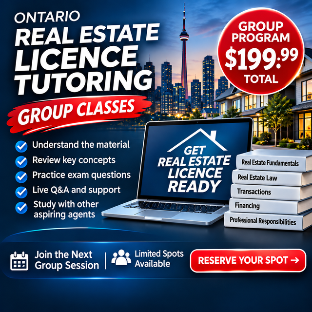 REAL ESTATE LICENSE TUTORING