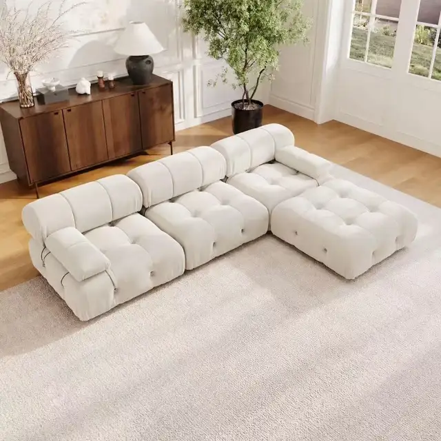 Brand New Modern Modular Cloud Sofa with Chaise Special $899