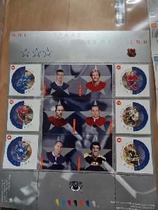 all  gemmint Canada hof hockey stamps collection - Photo 3