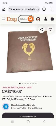 Jesus Christ Superstar Vinyl Record - Photo 3