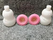 2-Avon glass snowman No cologne inside or box with them - Photo 3
