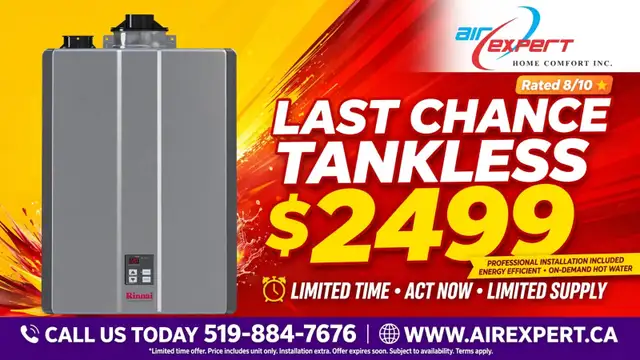TANKLESS WATER HEATER • TANKLESS WATER HEATER • TANKLESS