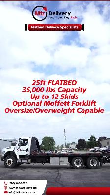 Flatbed Delivery Services - Local, Same Day & Rush - Cambridge