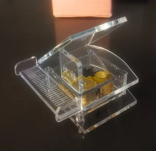 Brand New Transparent Reed Piano Music Box