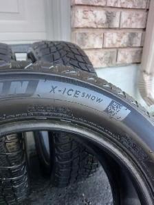 4 tires MICHELIN X-ICE SNOW 185/60/R15 Winter Tires. - Photo 3