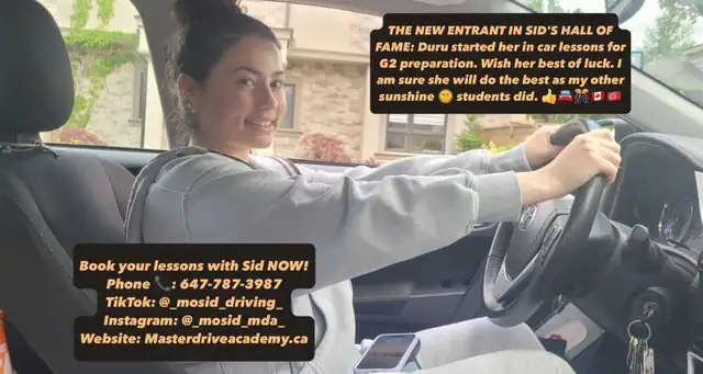 Driving instructor lessons- York Region