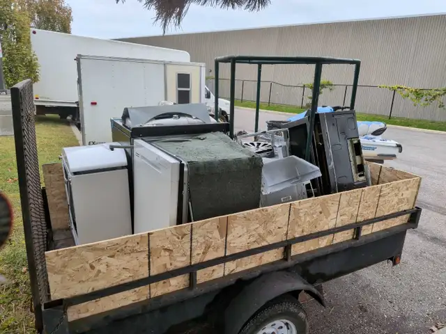 free scrap metal Ac units rotors appliances pick up