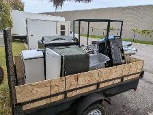 free scrap metal Ac units rotors appliances pick up