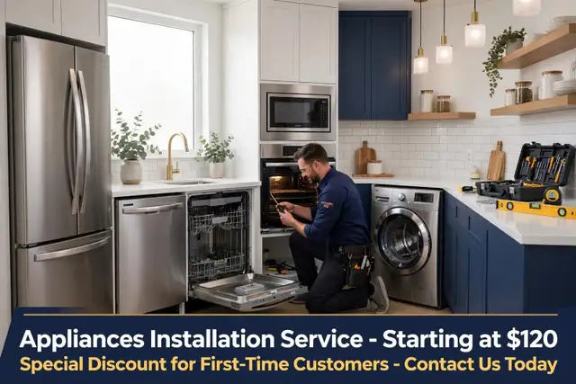 All Appliances Installation Service - Starting at $120