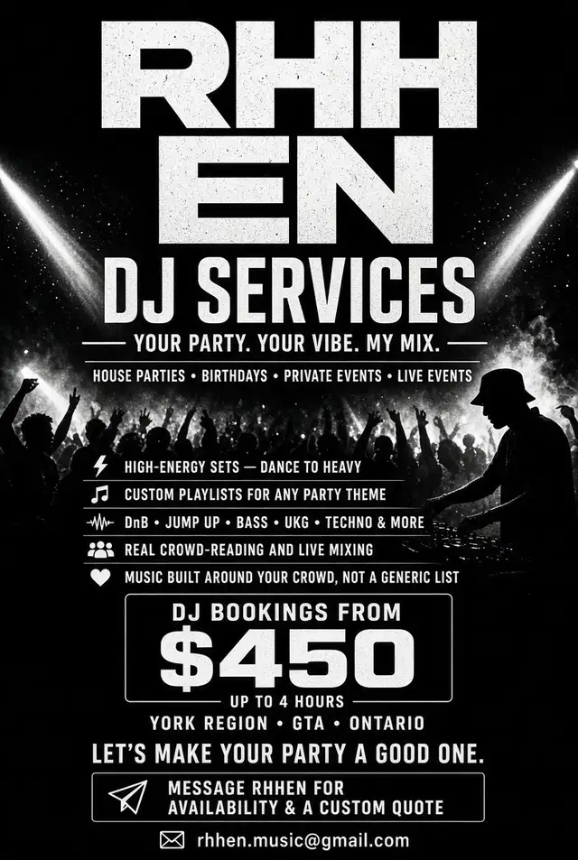 DJ for Hire | Parties & Events | York Region / GTA