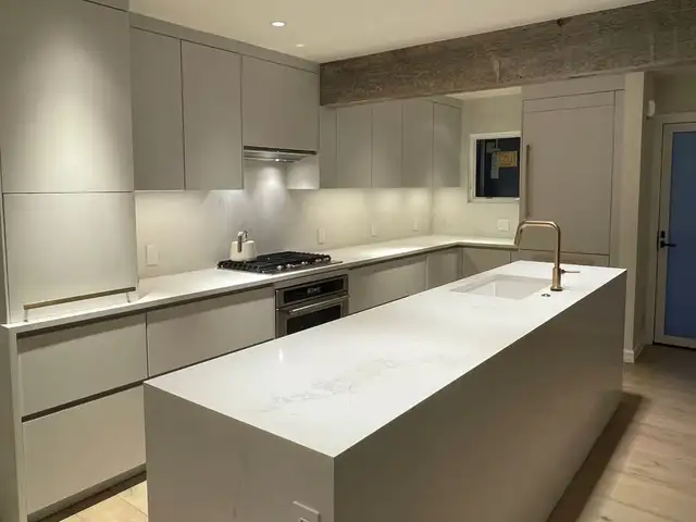 Quartz Kitchen Countertops and Cabinetry