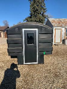 Koenders Insulated Ice Fishing Shack with New RV door