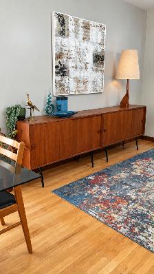 Mid century. TEAK TECK MODULAIRE. Crédence, buffet, bar, bahut t
