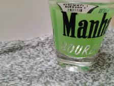Vintage 1950's  Mid-Century Bourbon Recipe on the shot-glass. - Photo 6