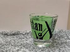 Vintage 1950's  Mid-Century Bourbon Recipe on the shot-glass. - Photo 7