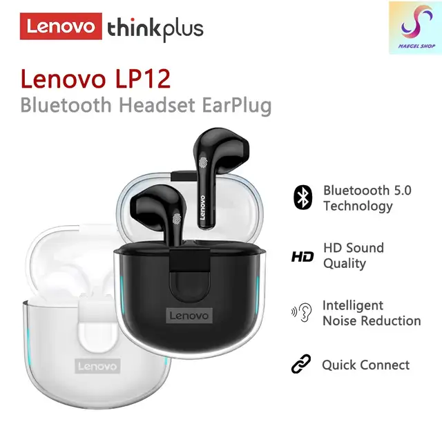 Lenovo thinkplus lp12 tws wireless bluetooth earbuds