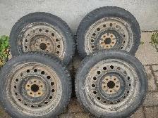 205-55R16x4 pneus hiver-Jante Kia Forte Koup 2010.