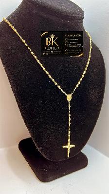 10K  yellow Gold Rosary # R69 - Photo 2
