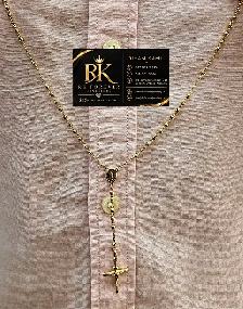 10K  yellow Gold Rosary # R69 - Photo 6