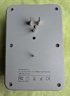 JcBlaon Outlet Extender With Surge Protection USC C x2 USB x2 - Photo 4