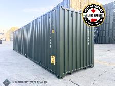 Storage Container 40ft High Cube Shipping Container Dark Green - Photo 2