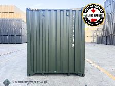 Storage Container 40ft High Cube Shipping Container Dark Green - Photo 3