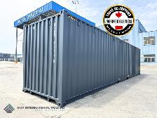 40ft Dark Grey Storage Container | Sea Can | Shipping Container - Photo 4