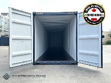 40ft Dark Grey Storage Container | Sea Can | Shipping Container - Photo 6