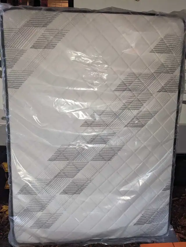 BRAND NEW, STILL IN PLASTIC, MATTRESS & BOXSPRING for sale!