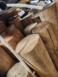 Several Red and Yellow Cedar Logs