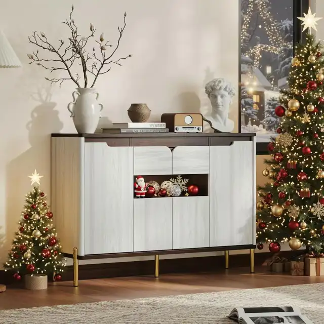 Brand New Modern 47.2-inch Two-Tone Sideboard Special $179