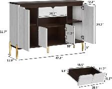 Brand New Modern 47.2-inch Two-Tone Sideboard Special $179 - Photo 6