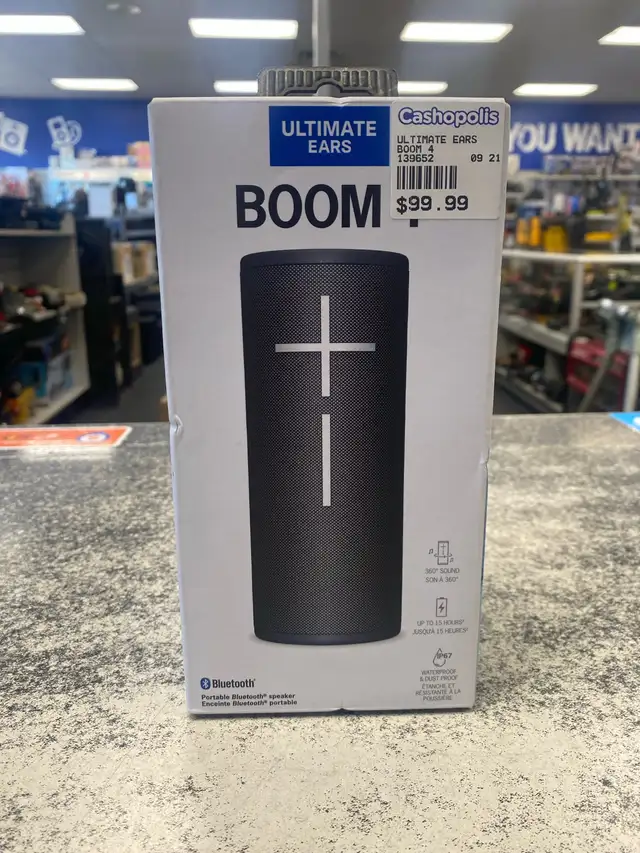 Ultimate Ears Boom 4 Bluetooth Speaker @ Cashopolis!!