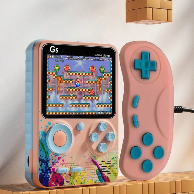 Retro 3 inch Handheld Game Console Built-in 500 Classic FC Games
