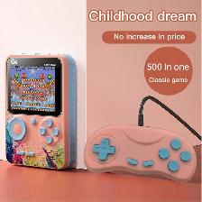 Retro 3 inch Handheld Game Console Built-in 500 Classic FC Games - Photo 2