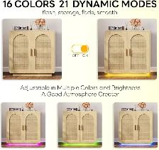 Brand New Modern Rattan Sideboard with LED Base $149 to $269 - Photo 7