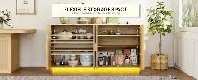 Brand New Modern Rattan Sideboard with LED Base $149 to $269 - Photo 8