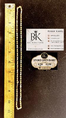 10k  Two-tone Gold Necklace # R 70 - Photo 4