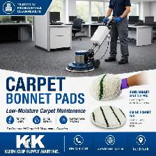 Carpet Cleaning Bonnet Pads – Rotary Floor Machines & Spotters