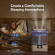 CHIVALZ 6L Humidifiers for Bedroom, Cool Mist, 26dB, 50H Runtime - Photo 3