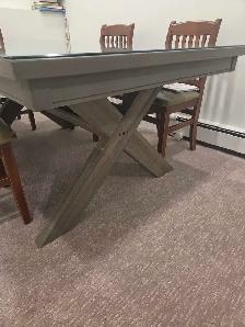 table with custom glass top - Photo 3