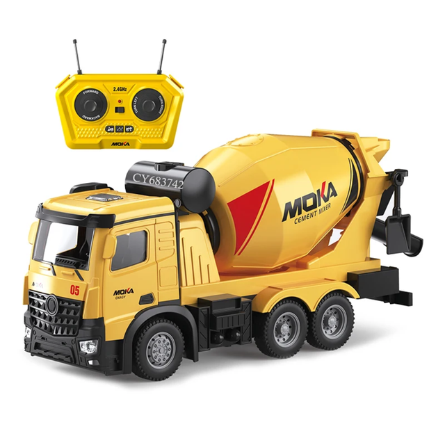 Moka 2.4 GHz RC Concrete Mixer Truck w/ rotating mixer drum