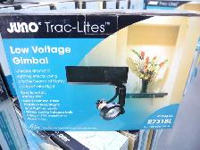 JUNO 87 TRAC-LITES LOW VOLTAGE GIMBAL R731BL MR16 LED - Photo 5