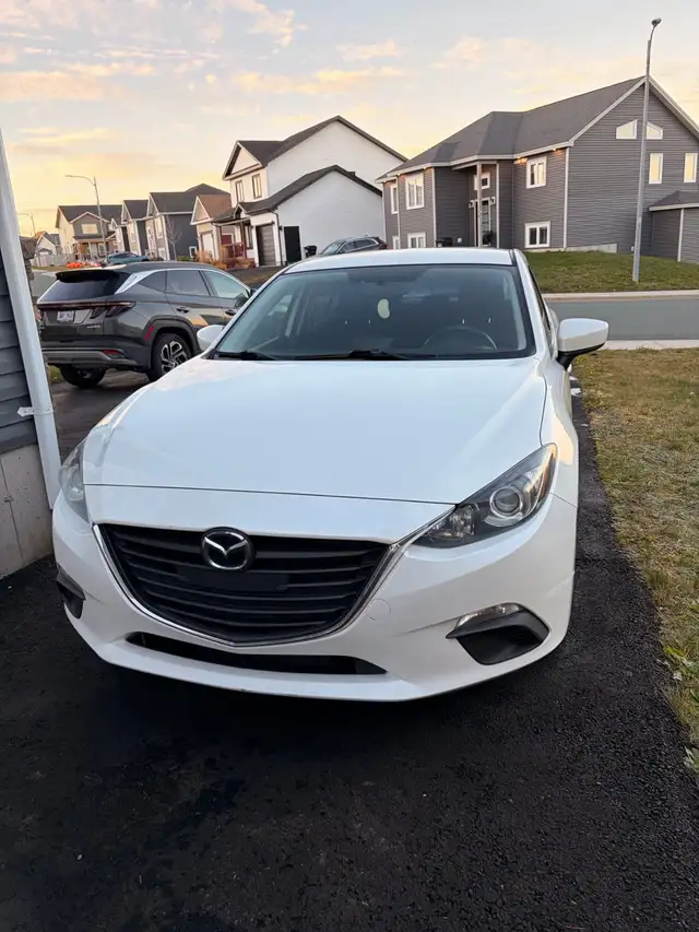 FOR SALE — FOR SALE — 2016 White Mazda3 Four-Door Sedan